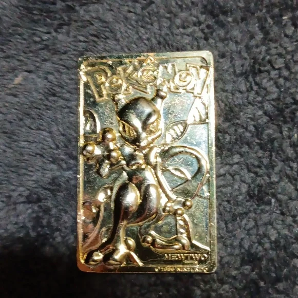 1999 nintendo 23k gold pokemon card mewtwo 150 POKEMON 1999 MEWTWO #150 GOLD PLATED CARD LTD W/CERT